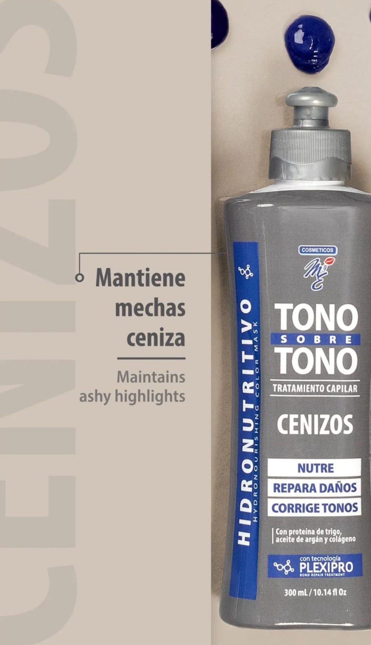 Tono sobre tono cenizo