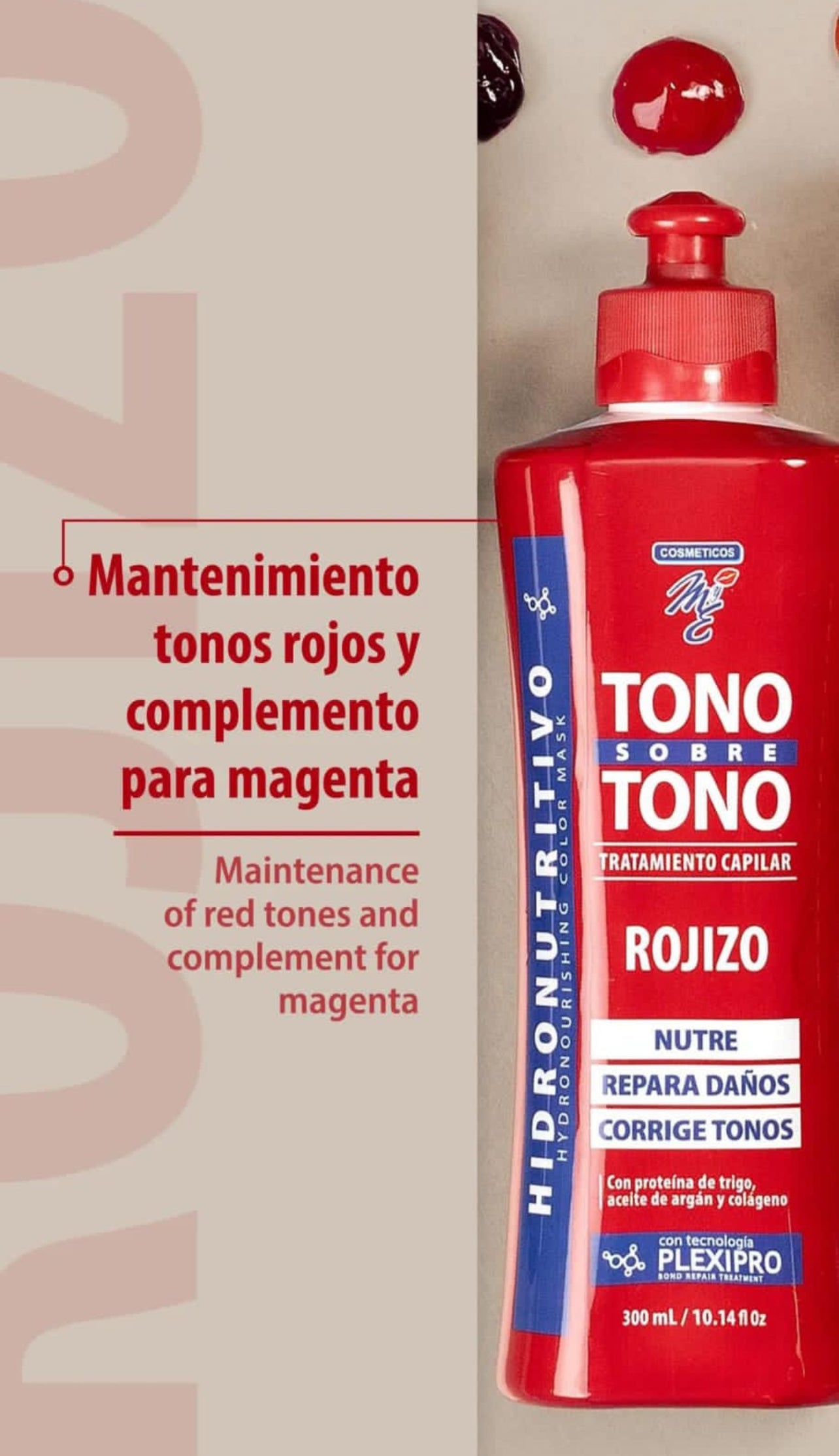 Tono sobre tono rojo