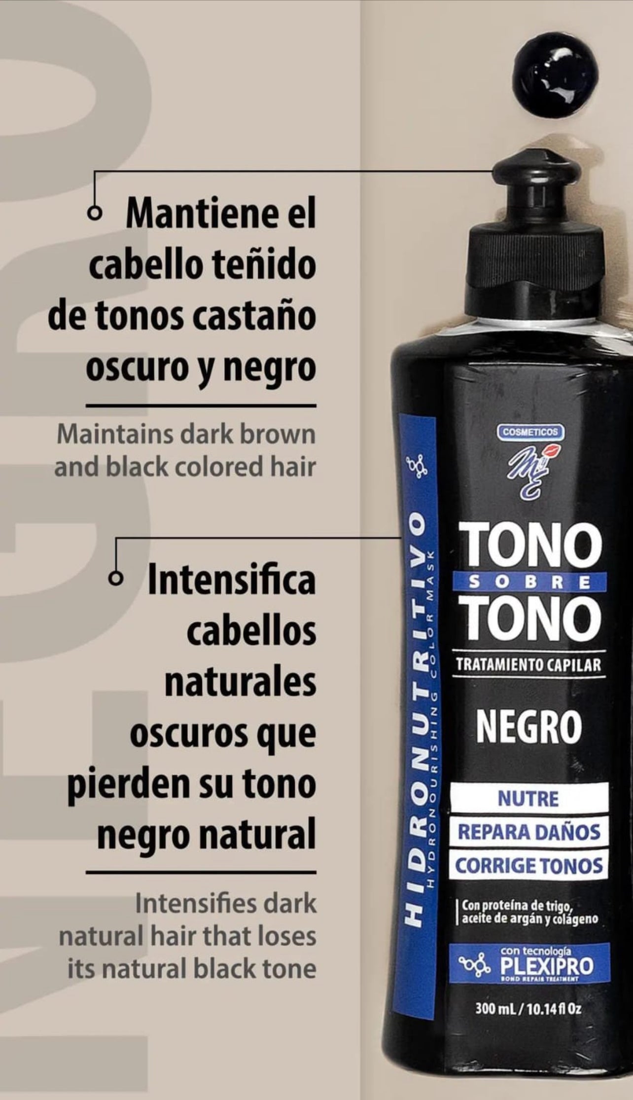 Tono sobre tono negro