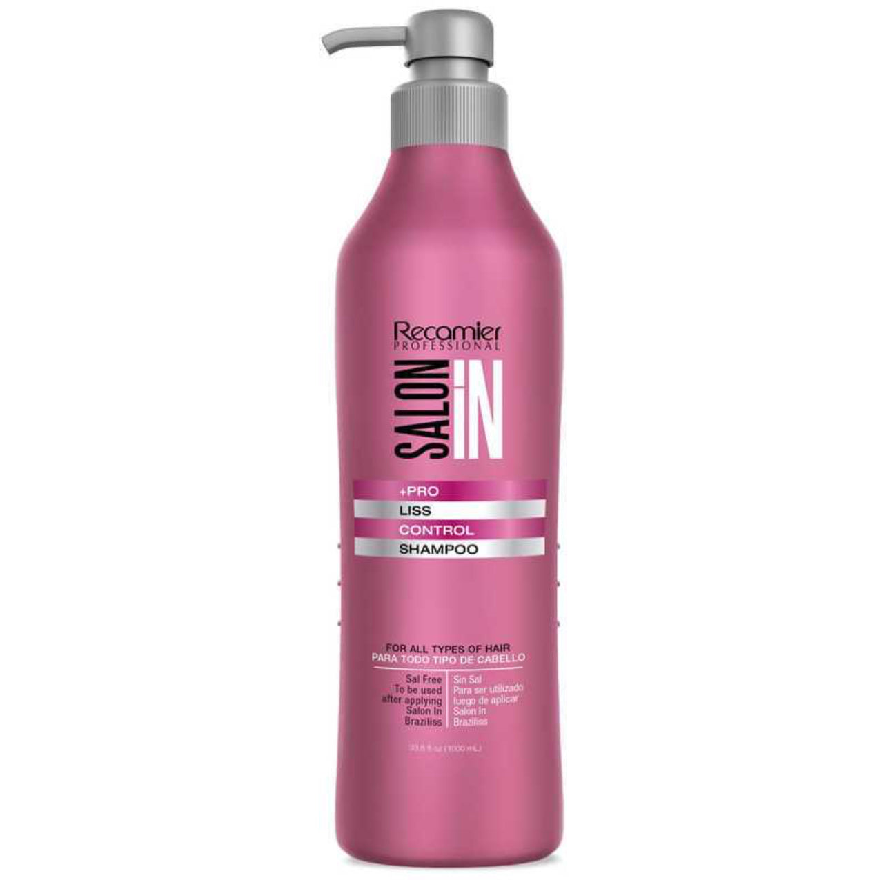 Recamier Shampoo Liss Control Salon In 1000 Ml