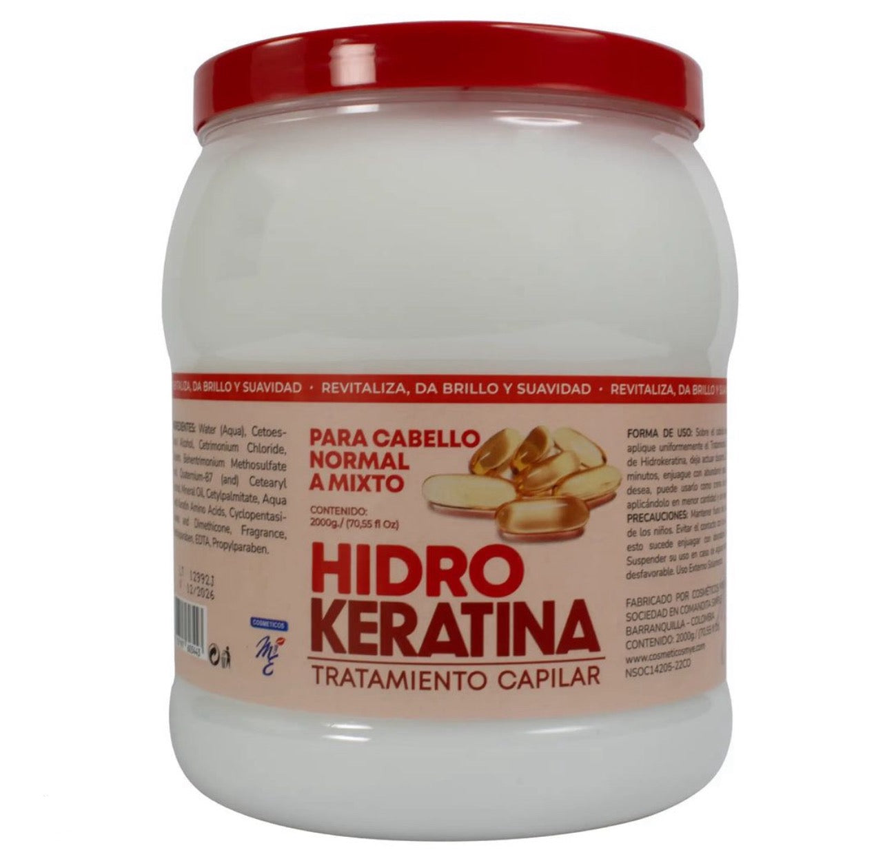 Mye tratamiento capilar hidrokeratina en bombonera 2000g