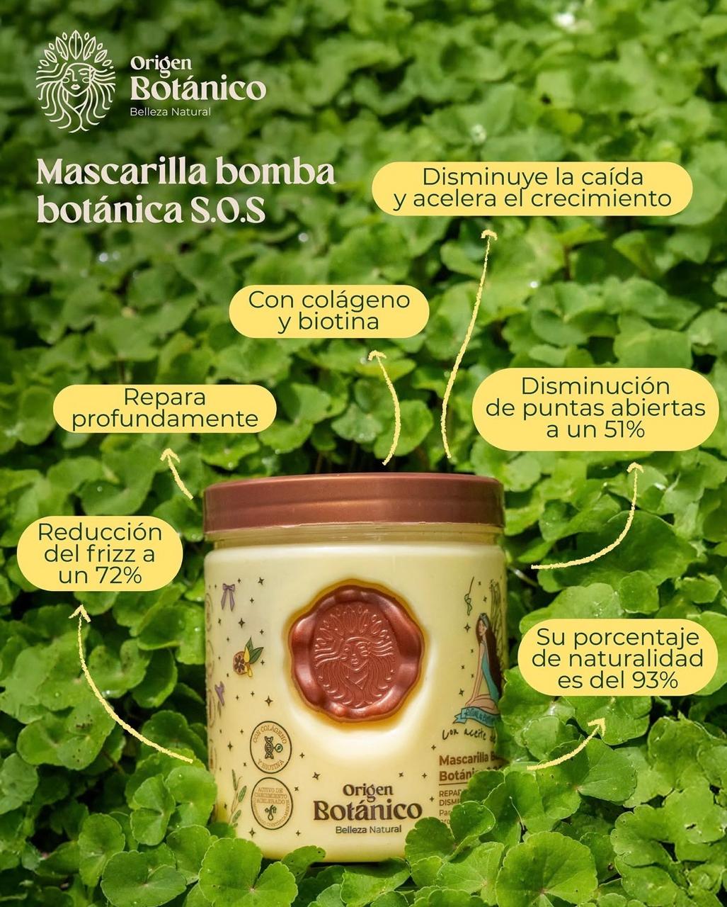 Mascarilla bomba botanica s.o.s