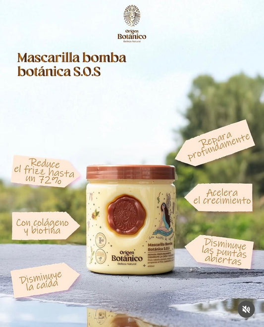 Mascarilla bomba botanica s.o.s